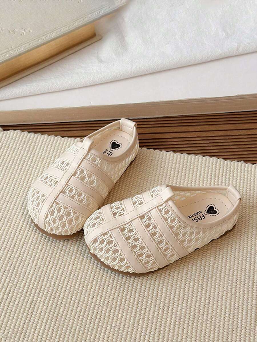 1双时尚网面透气百搭婴幼儿鞋，夏季款 - 米色 - 查看 1