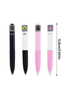4 Pcs/Box Gel Pens, Fun Spinning Pens, Random Game Series, High-Value Student Stationery Pens For Writing, Exams, And Answering Questions - Random Games - View 9