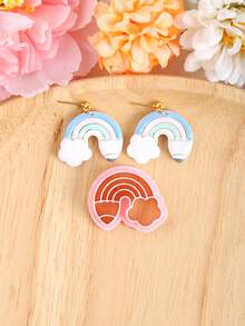 Childlike Style Polymer Clay Cutters, Cute Cartoon Shape Clay Cutter Molds For DIY Earring Jewelry Making, DIY Soft Pottery Pendant Earrings Tools, No Battery Needed - Clay Cutters - View 22