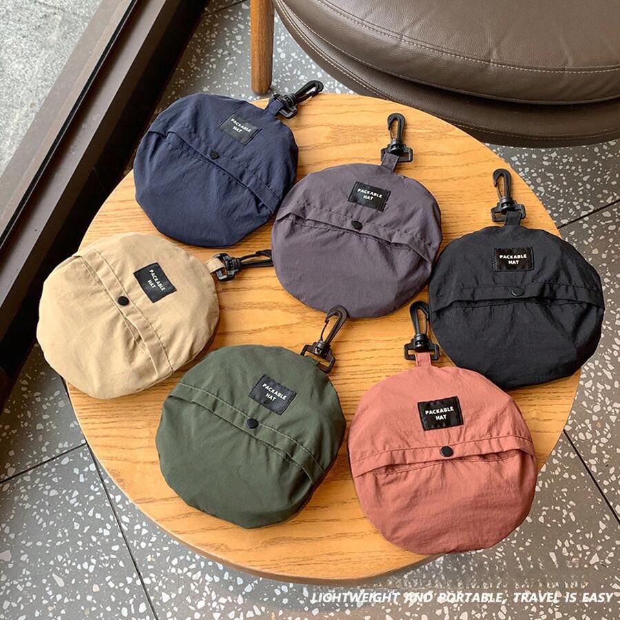 Waterproof Packable Bucket Hat, Lightweight Quick-Dry Summer Hat Hiking, Unisex Men & Women Outdoor Shade Cap - Màu Khaki - Xem 1