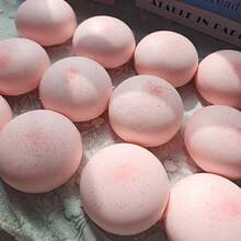 Soft & Sticky Strawberry Squishy Stress Relief Squeeze Toy, Slow Rebound - Pink - View 2