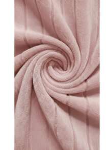 Conjunto Falda y Sueter Tedido de Punto Comodo #SensaciónDelujo #EstiloRomanticoDeSanValentín - Rosa Rayas - Ver 3