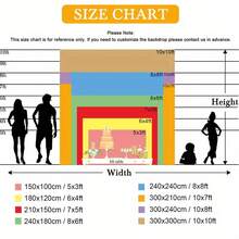 2D Flat, 1pc Abstract Blue School Graduation Photo Background Solid Color Background Newborn Adult Children Travel Family Party Yearbook Decoration Background - Nhiều màu - Xem 6