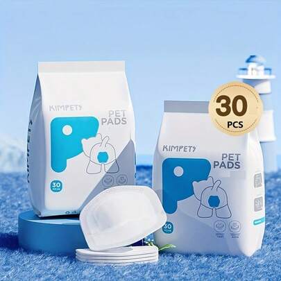 30pcs/Pack Disposable Dog Diapers And Cat Menstrual Pants, Suitable For Small Dogs And Cats - Super Absorbent, Leak-Proof, Odor-Proof Sanitary Pads