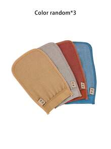 1/2/3/4pcs Bath Scrub Towel, Coarse Scrub Towel For Exfoliation, Back Scrub Towel And Gloves - Multicolor - View 9