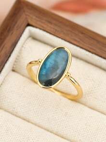 1 Fashionable And Simple Gold Patch Women's Ring, Versatile For Daily Use, Can Be Given As A Gift To Friends - Patch Rings - View 11