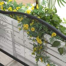 Weatherproof Metal Garden Bench, 2-Seater, Maximum Load 220 Kg, With Backrest, 113 Cm X 58 Cm X 98 Cm, Black - C - View 7