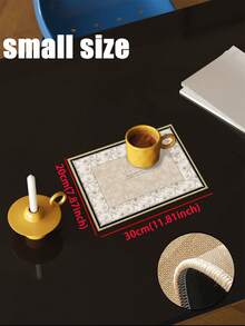 3.5mm Thick Soft Rubber Linen Kitchen Mat, French Vintage Farmhouse Style Absorbent Kitchen Rug With Sewn Edges To Prevent Peeling, Water-Absorbing And Easy To Clean Doormat, Suitable For Kitchen, Bathroom, Laundry Room, Hallway, Living Room And More - Multicolor - View 17
