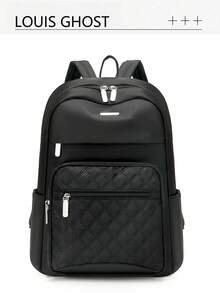 Rhombus Backpack | Interpret Commuting Aesthetics All-Weather, Unlock Absolute Visual Sovereignty In Daily Life, Carry Full Set Of Equipment For Travel, Triple Multifunctional Matrix: Equipped With Top Handle And Adjustable Shoulder Straps Across The Entire Series - Multicolor - View 12