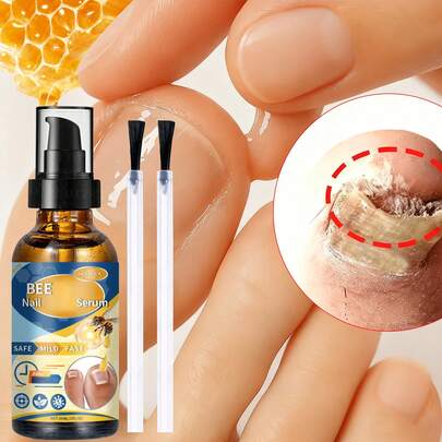 Solución Multifuncional para el Cuidado de Uñas de Pies con Glicerina y Menta, Indicado para Uñas Descoloridas y Engrosadas, Uñas de Pies Frágiles, Hidrata y Suaviza las Uñas, Mantiene las Uñas Limpias, Sin Alcohol, Suero Suave para el Cuidado de Uñas para Obtener Uñas Más Saludables, Para Pies y Manos