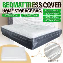Plastic Mattress Bag, Moving Protection Cover, Mattress Storage Bag, Outdoor Travel Dust-Proof Waterproof Mattress Protector - Clear - View 2