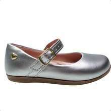 Girls' Ballet Flats, Sizes 20 To 34, Direct From The Factory. Christening Shoes. - Silver - View 3