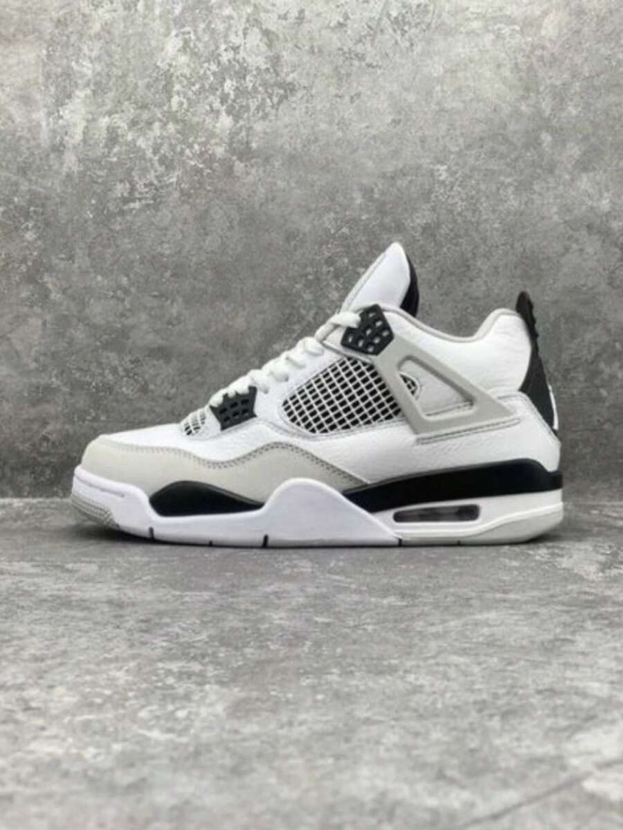 Stylish Men's And Women's Basketball Shoes For Parties And Lace-Ups - Trắng/Đen - Xem 1