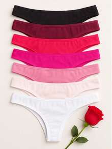 Kit 10 calcinhas fio dental multicolorido Ref002. - Multicolorido - Visão 5