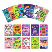 18张自我鼓励卡片 - 跨境优雅手绘插画风格，简约、积极向上、充满励志文字 - 彩色 - 查看 6