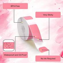 160pcs/1Roll P12 P15 Thermal Label Sticker 12mm*40mm Tape Compatible Phomemo D30 Q30 Marklife P11 P50 L12 Q2 Labeller - Multicolor - View 6