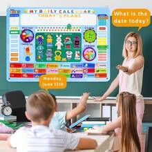 Busy Board Hang Up Educational Toy For Kids Numeracy & Literacy Development Learning Toy - Multicolor - View 3