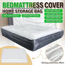 Plastic Mattress Bag, Moving Protection Cover, Mattress Storage Bag, Outdoor Travel Dust-Proof Waterproof Mattress Protector - Clear - View 9
