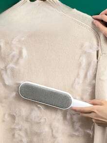 1/2pcs Reusable Clothes Hair Removal Brush, Cotton Velvet Brush, Double-Sided Hair Removal Brush, Manual Electrostatic Cotton Velvet Dust Removal Brush, Carpet Hair Removal Brush, Suitable For Clothing, Sofas, Furniture, Bedding, Cleaning Tools, And Plush Brushes. Household Cleaning Personal Protective Equipment - A - View 7