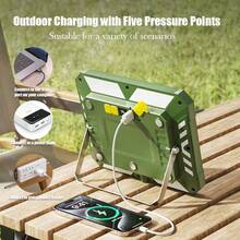 1pc 3000mAh LED Camping Lamp, Outdoor Tent Light, Portable Emergency Flashlight With 3 Lighting Modes, Adjustable Brightness, Suitable For Bedroom, Living Room, Office, Camping, Built-In Handle And Powerful Magnetic Base - Multicolor - View 5