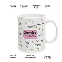 Personalized Ramadan Mug: Islamic Coffee Cup, Ramadan Blessing Gift, Ramadan Tea Cup, Customized Name Gift For Ramadan Women, Eid Al-Fitr Blessing Gift - White - View 8