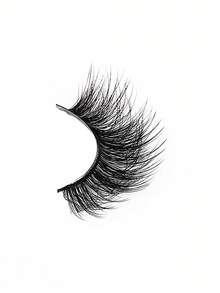 10对3D蓬松仿貂毛假睫毛，浓密交叉卷翘柔软高级假睫毛，多维效果，打造柔滑浓密的凌乱美睫，适合睫毛稀疏的女性，适用于派对、约会、表演、角色扮演和戏剧活动。 - 濃密款 - 查看 6
