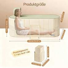 Inflatable & Portable Bathtubs - 米色 - 查看 6