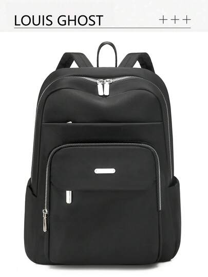 Minimalist Backpack | Interpreting The Aesthetics Of All-Day Commuting, Unlocking Absolute Visual Sovereignty For Daily, Commuting And Short-Trip Travel, Equipped With 3 Modes: Top Handle/Dual Shoulder Straps