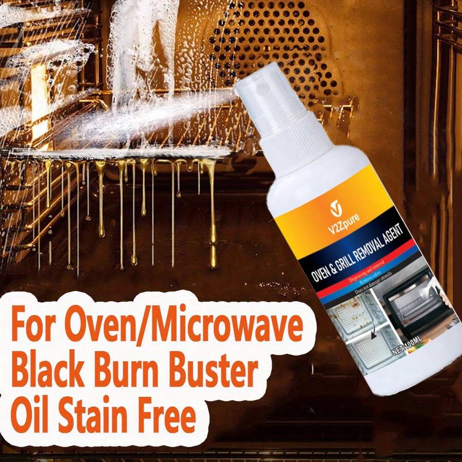 Limpador de Grelha de Forno, Limpador de Cozinha, Desengraxante de Cooktop, Desodorizante, Removedor de Manchas de Gordura para Grelhas, Micro-ondas, Fogões a Gás, Pasta de Limpeza para Azulejos de Cozinha