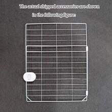 Easy Installation Small Dog Cage With Litter Box Area, Kitten Cage, Cat Litter Box, Small Animal Cage For Indoor Home Use - Multicolor - View 6