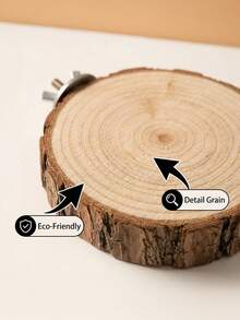 Holzpapageienstativ mit Ledermaterial, in verschiedenen Größen erhältlich, mit Schrauben zum Befestigen der Vogelruhe-Plattform, Papageienspielzeug, Vogelzubehör, Vogelkäfig-Accessoires (Farbe kann aufgrund von Chargenunterschieden im Holzmaterial variieren) - Verschiedenfarbig - Übersicht 4