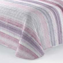 Conjuntos de colchas - Raios rosa-gris - Ver 2