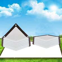 1片透明防水篷布，带电缆环，透明防水篷布覆盖膜，高清可视性[防水篷布] - 透明 - 查看 5