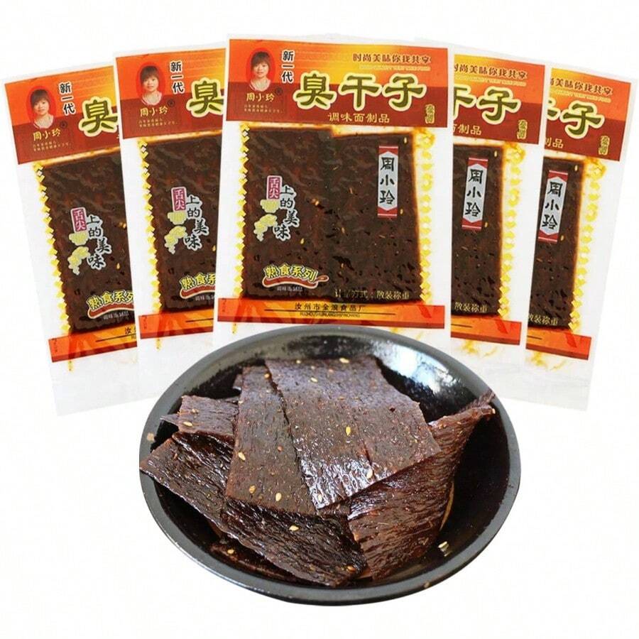 Spicy Stick Classic Special Snack Latiao Food Latiao Spicy Spicys Stick Officecasual Snack Mixed Five Flavors Classic Food Mixed Pack Of 5 - 乾辣切片 + 0.7 盎司(5 包) - 查看 1