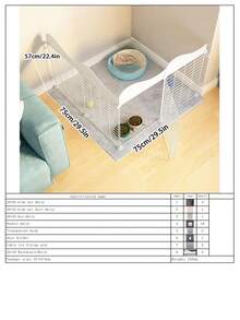 Easy Install Removable Small Dog Fence, Collapsible Indoor Pet Gate For Small Dogs - Multicolor - View 22