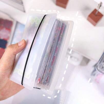 Sổ lưu trữ sticker dung lượng lớn 40 tờ, sổ đựng ảnh, sticker dán, thẻ, hóa đơn, album lưu trữ tài liệu A6, thích hợp cho lớp học, nhà, văn phòng và du lịch.