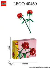 Bộ lắp ráp bó hoa hồng LEGO 40460, đồ chơi lắp ráp tự làm, quà tặng sáng tạo. - Nhiều màu - Xem 7