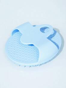 1pc Soft Silicone Body Exfoliating Brush, Handheld Shower Cleansing Brush, Removes Calluses & Gently Massages, Travel Essential Unisex Gift For Home Use - A - View 7