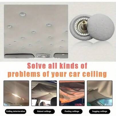 20/40/60个汽车顶棚织物固定扣维修套装，含安装工具，适用于多种车型