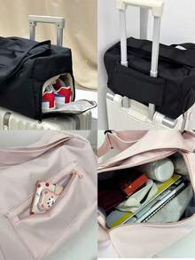 新款时尚多功能运动休闲瑜伽包，旅行收纳包，大容量多功能健身包，防水耐用斜挎单肩包 - 彩色 - 查看 9