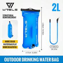 WRELS 1L/1.5L/2L/3L Large Capacity Collapsible Water Bag, Handheld Or Backpack Suitable For Cycling, Hiking, Running And Travel - Upgraded Water Bag - View 11