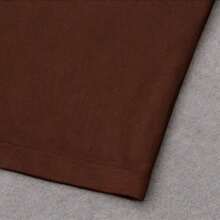 Women's Cropped Top With 'GODISGOOD' Print "GOD IS GOOD" Is Elegant, Sophisticated And Made Of Comfortable Fabric. Short Sleeves, Round Neck. - Rỉ Nâu - Xem 4