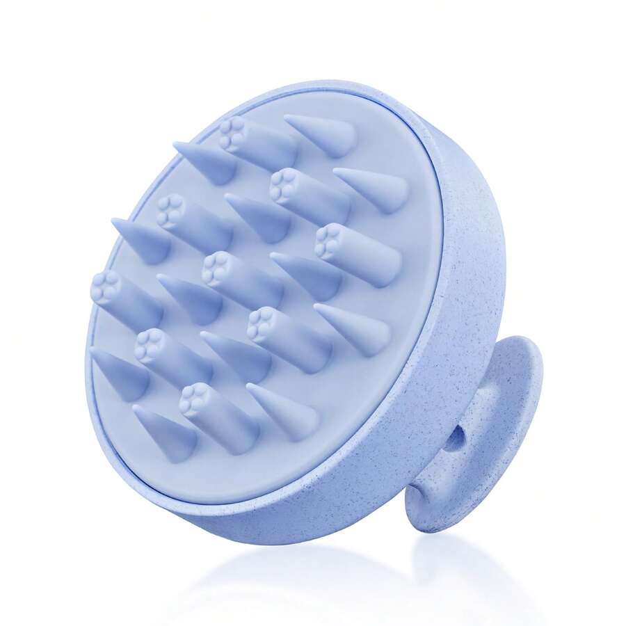 Silicone Shampoo Brush, With Soft Silicone Bristles, Scalp Massager, Ergonomic Non-Slip Handle, Waterproof, Provides Deep Cleaning, Removes Dandruff, Suitable For Dry And Wet Hair, Suitable For Men, Women, And Children, A Shower Hair Care Tool.