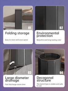 [Portable Foldable Ice Bath Tub] Made Of PVC | No Inflation Needed | Quick Installation | Suitable For Cold & Hot Water (Post-Exercise Recovery/Daily Bathing) | Lightweight & Foldable | Suitable For Travel/Home Use | Space-Saving | Cost-Effective | Multi-Functional Bathtub For The Whole Family - Multicolor - View 11