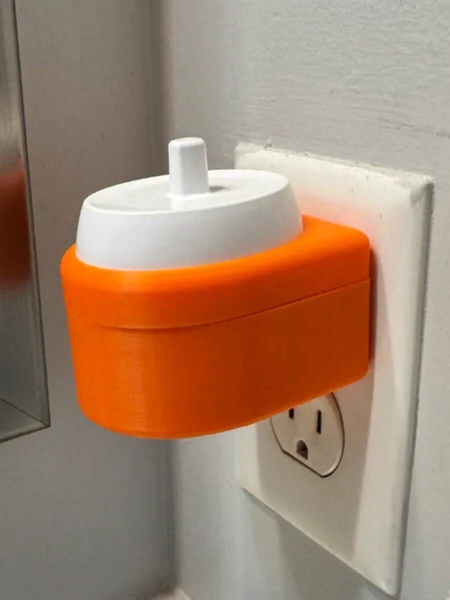 Battery-Free Electric Toothbrush Charging Stand With Cable Management, Suitable For Bathroom Countertop Travel Organization - Multicolor - View 1