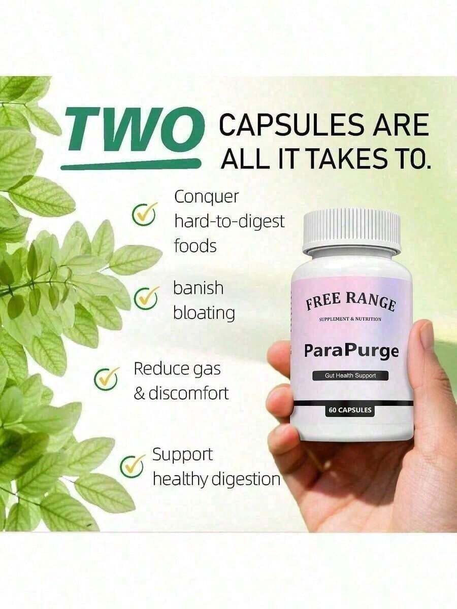 Bestseller!This Is A Best-Selling Item.Para Purge Gut Cleanse (1pc, 60 Caps): Premium Ingredients Gut ​ .Supplement Vitamin,Free Shipping. - 1 - 查看 1