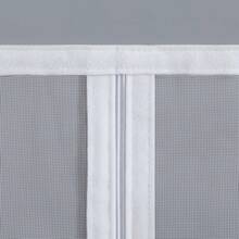 1 tấm lưới chống muỗi màu trắng dùng trong gia đình, rèm cửa sổ trượt tự dính, dễ dàng lắp đặt không cần khoan, có khóa kéo. - trắng - Xem 7