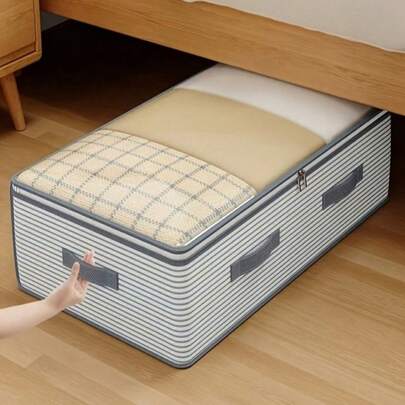 Túi đựng đồ cỡ lớn - Chất liệu vải không dệt bền chắc với cửa sổ trong suốt, hộp đựng quần áo nhiều tầng, thích hợp để trong tủ quần áo, dưới gầm giường, khi đi du lịch - Tiết kiệm không gian nhờ thiết kế dọc, phù hợp cho thời trang nữ, phòng ngủ, gia đình - Thiết kế hiện đại trang nhã, túi đựng quần áo cỡ lớn.
