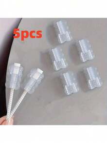 5 Pcs/10 Pcs ABS Resin Cable Sleeves: Protect Your Cables From Breakage And Disconnection,Instant Style - Mobile Phone Cable Sleeve - View 13