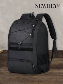 NEWHEY 棒球包/垒球包，带鞋仓，适合青少年和成人，大容量棒球背包，可装T型球和垒球装备 - 黑色 - 查看 2